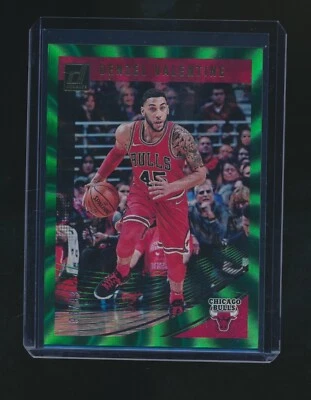 DENZEL VALENTINE 2018-19 PANINI DONRUSS GREEN PARALLEL 98/99 #78 - Image 1 of 2