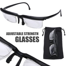 Adjustable Strength Lens Eyewear Variable Focus Big Vision Zoom Glasses Mirror