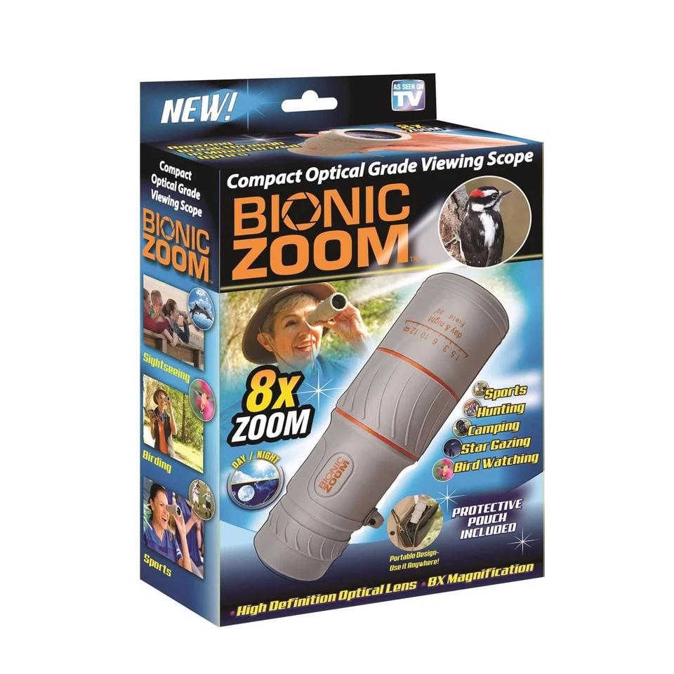 Bionic Zoom - Compact Optical Grade Viewing Scope, 8x Zoom - As Seen on TV - Image 1 of 1