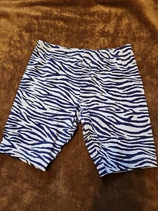 Girls Carter Zebra Shorts Size 12 - Picture 1 of 3