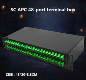 SC APC 48-Port Glasfaser Terminalbox ist komplett ausgestattet mit CATV Schrank - Bild 1 von 7