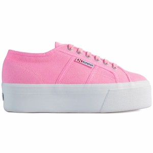 superga platform fucsia