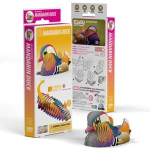 Mandarin Duck 3D Cardboard Model Kit Eugy New - Picture 1 of 4