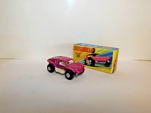MATCHBOX S/F NO. 30-B BEACH BUGGY DUNE BUGGY HARD TO FIND WHITE INTERIOR MIB - Picture 1 of 6