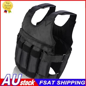 Adjustable 50KG Loading Workout Vest Heavy-Duty Oxford Fabric Comfy Fit - Picture 1 of 19