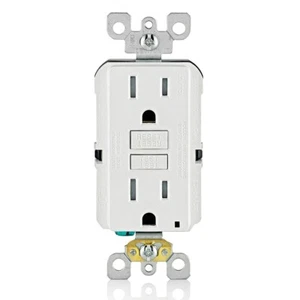 Leviton GFTR1-W 1-Pack GFI GFCI 15A Tamper Resistant Outlet White Brand New - Picture 1 of 6