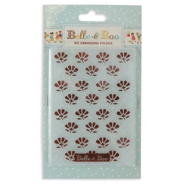 Trimcraft Belle & Boo A6 Embossing Folder - Card-making - Scrapbooking - NEW - Image 1 of 1