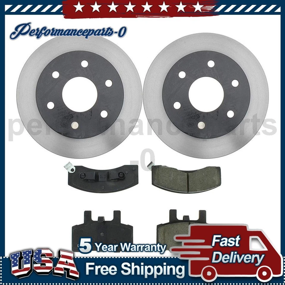 Front Disc Brake Pad Set Disc Brake Rotor for Chevrolet K1500 Suburban 1994-1999 - Image 1 of 4