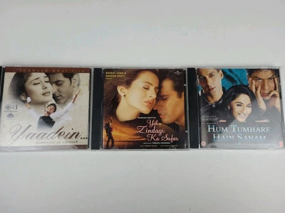 3 Bollywood Soundtrack CD Lot- Hum Tumhare Yeh Zindagi Yaadein Hindi *POLISHED* Foto 1 de 4