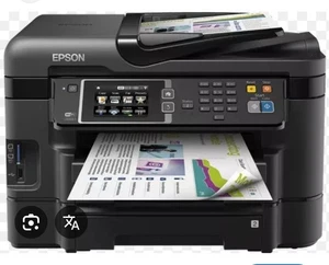 Epson WorkForce WF-3640DWF Colour All-In-One Printer - Black - Picture 1 of 7
