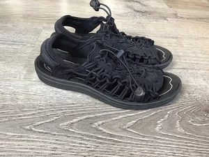 KEEN Women's Size 9 Uneek Sandals ~ Black/Black ~ 1027297 Slip On Sandals - Picture 1 of 12