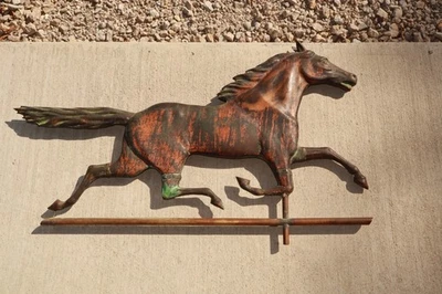 Hermosa veleta antigua vintage del siglo XIX para correr caballo cuerpo completo Foto 1 de 4