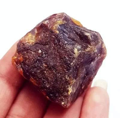 100% Natürlicher Bernstein Roh 49,55 Ct Lose Edelstein Mit Kostenloses Geschenk - Bild 1 von 4