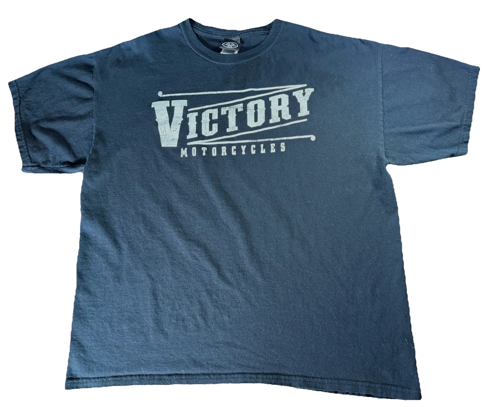 Camiseta de motociclista de colección años 00 Victory Motorcycles XL G-Force Powersports Lakewood Colorado Foto 1 de 4