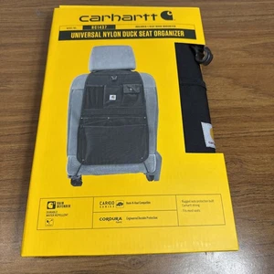 Carhartt Universal Nylon Duck Seat Back Organizer RC1437 Car Truck Black Canvas - Bild 1 von 7