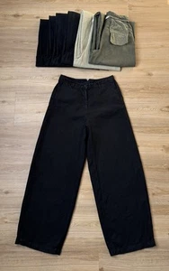 7x Poetry Hose, Leinenhosen, 36, schwarz, grün, neu bis neuwertig, NP 1295,00 € - Bild 1 von 12