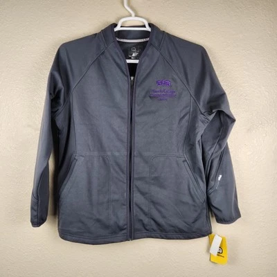 Texas Christian University Scrub Jacket Large Gray Wonder Wink Harris College... - Image 1 of 4