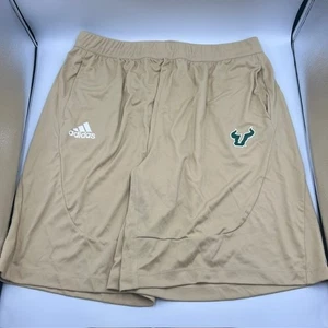 NWT Adidas Men's XL University of South Florida USF Bulls Athletic Gym Shorts - Picture 1 of 7