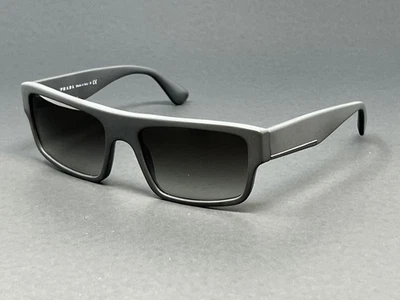 Prada Sunglasses PR04R-TV43C2 Matte Gray 60mm Gray Lens Men's Italy Authentic - Image 1 of 4
