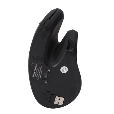 2.4GHz Wireless Vertical Mouse Ergonomic Rechargeable 3200DPI Wireless Mouse Wit - Image 1 of 4