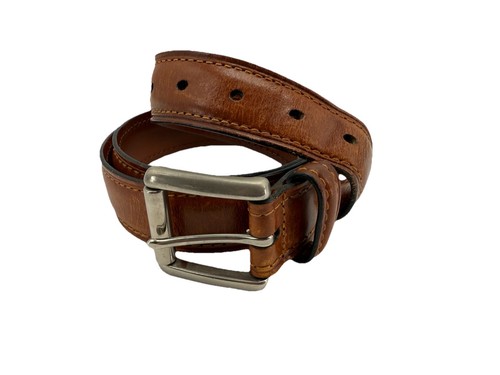 Cintura uomo Coach vera pelle marrone taglia 42 pelle bovina conciata 1 e 3 8" #3888