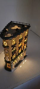 Santa's Workbench Christmas Victorian Series Chocolate Truffle Lighted House - Picture 1 of 7