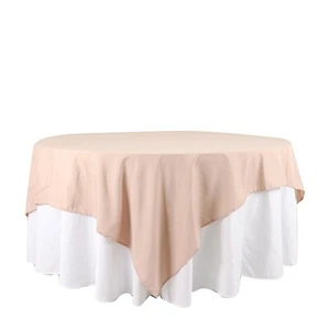90x90" SQUARE POLYESTER Tablecloth Cheap Table Linens Decorations WHOLESALE SALE - Picture 1 of 10