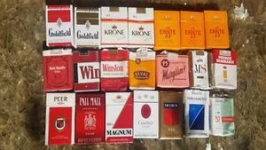 21 Zigarettenschachteln:Krone Reval,Roth Händle,Maryland,Viceroy:cigarette boxes - Bild 1 von 1