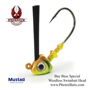 Phenix Vengeance Weedless Swimbait Heads - Bay Bass Special (2-pack) Closeout