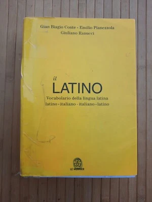 Vocabolario Della Lingua Latina "IL LATINO" CONTE/PIANEZZOLA (D04) - Immagine 1 di 4