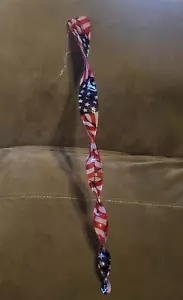 American Deva American Flag Wind Spinner 19" Long - Picture 1 of 6