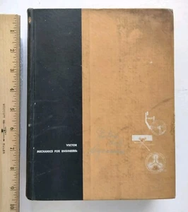 Vector Mechanics For Engineers Statics and Dynamics 1962 NASA Engineer READ Vtg - Picture 1 of 19