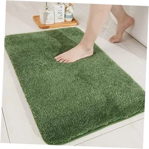 Bath Rugs for Bathroom Extra Thick- Anti-Slip Bath Mats Soft 20"×32" Green - Picture 1 of 7