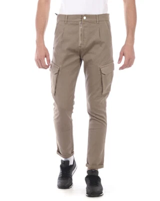 Pantaloni Daniele Alessandrini Jeans Trouser Cotone Uomo Beige PJ5634L3403835 15 Foto 1 de 4