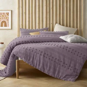 NEW Big Bedding Vintage Design Lilac Sanc Sovci Cotton Quilt Cover Set - Picture 1 of 1