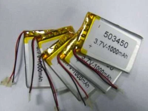 BATTERIA AI POLIMERI DI LITIO 50 X 34 X 5 MM 3,7 V 1000 MAH - Picture 1 of 1