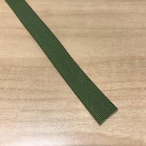 Neu British Army Surplus Olivgrün Gewebt Nylon Band Ab Der Rolle, 19mm X 1m UK - Bild 1 von 1