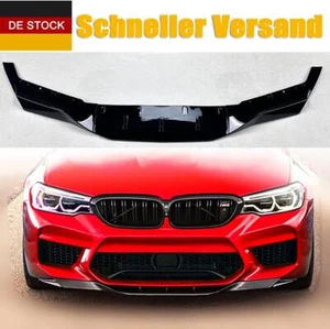 Labio de alerón NEGRO para BMW F90 M5 2018-2020 frontal espada enfoque DHL - Imagen 1 de 7