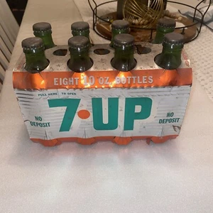 Vintage 7-up 8 Pack Of 10oz. Bottles. Unopened - Picture 1 of 12