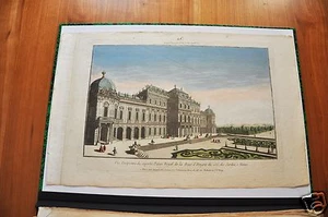 VIENNA .MAGNIFICO PALAZZO ROYAL LA REGINA DELL'UNGHERIA,VISTA OTTICA FINE XVIII. - Bild 1 von 1