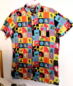 Popeye The Sailor Spinach Cartoon Hawaiian Bowling Shirt Excl Collab NOS New XXL - Picture 1 of 5