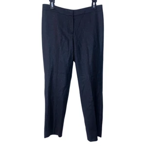 Quelledue QL2 schwarze metallic Anzughose Damen 10 Vlieswolle mittlerer Rise knöchelkurze - Bild 1 von 5