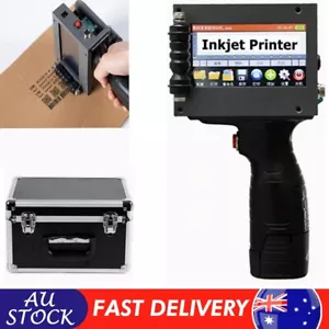 Upgrade Handheld Inkjet Printer Date Printing QR Code Barcode Label Maker 600DPI - Picture 1 of 12