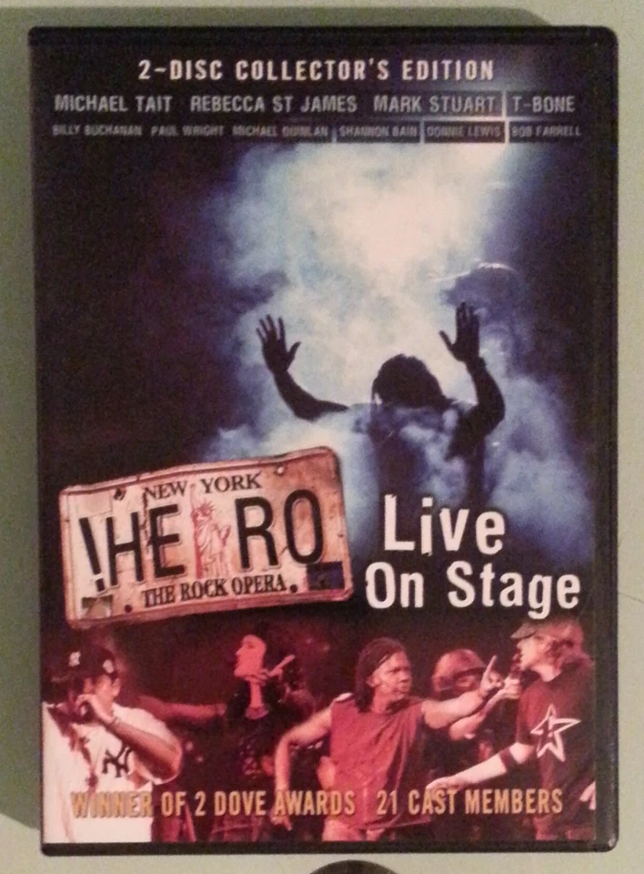 NEW YORK ! HERO THE ROCK OPERA LIVE ON STAGE   DVD 2 disc set - Image 1 of 1