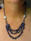 BUTW Lapis Lazuli Afganistan tribal necklace 9880A