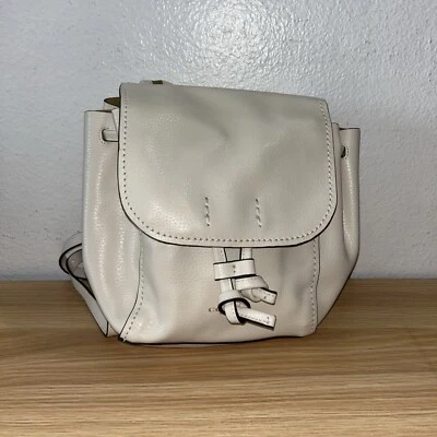 NWT Coach F59401 Derby Backpack Crossbody Beige Cream Color Leather Handbag - Image 1 of 4
