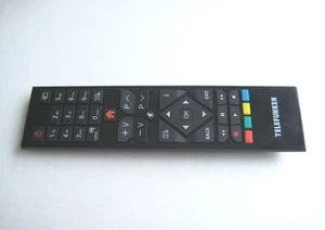 New, Genuine Telefunken TV Remote Control 30100821 / RC39105 Black 39105 SRC-39 - Picture 1 of 3