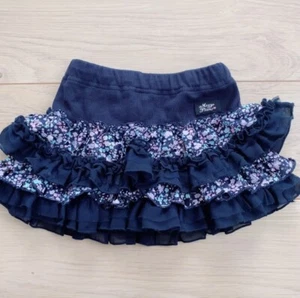 mezzo piano Culottes Skirt Floral Pattern 90cm Girls' Clothes for Kids - Picture 1 of 4