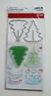 Recollections Christmas Tree etc 14 Piece Clear Stamp & Die Set - Christmas Tree