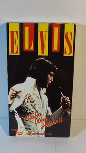 Elvis Presley Aloha From Hawaii VHS Cassette Tape & Case 1972 Color 75 mins King - Picture 1 of 6